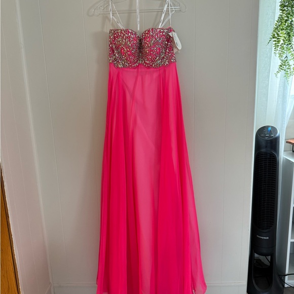 Tiffany Designs Elegant Pink Gown - Picture 1 of 5